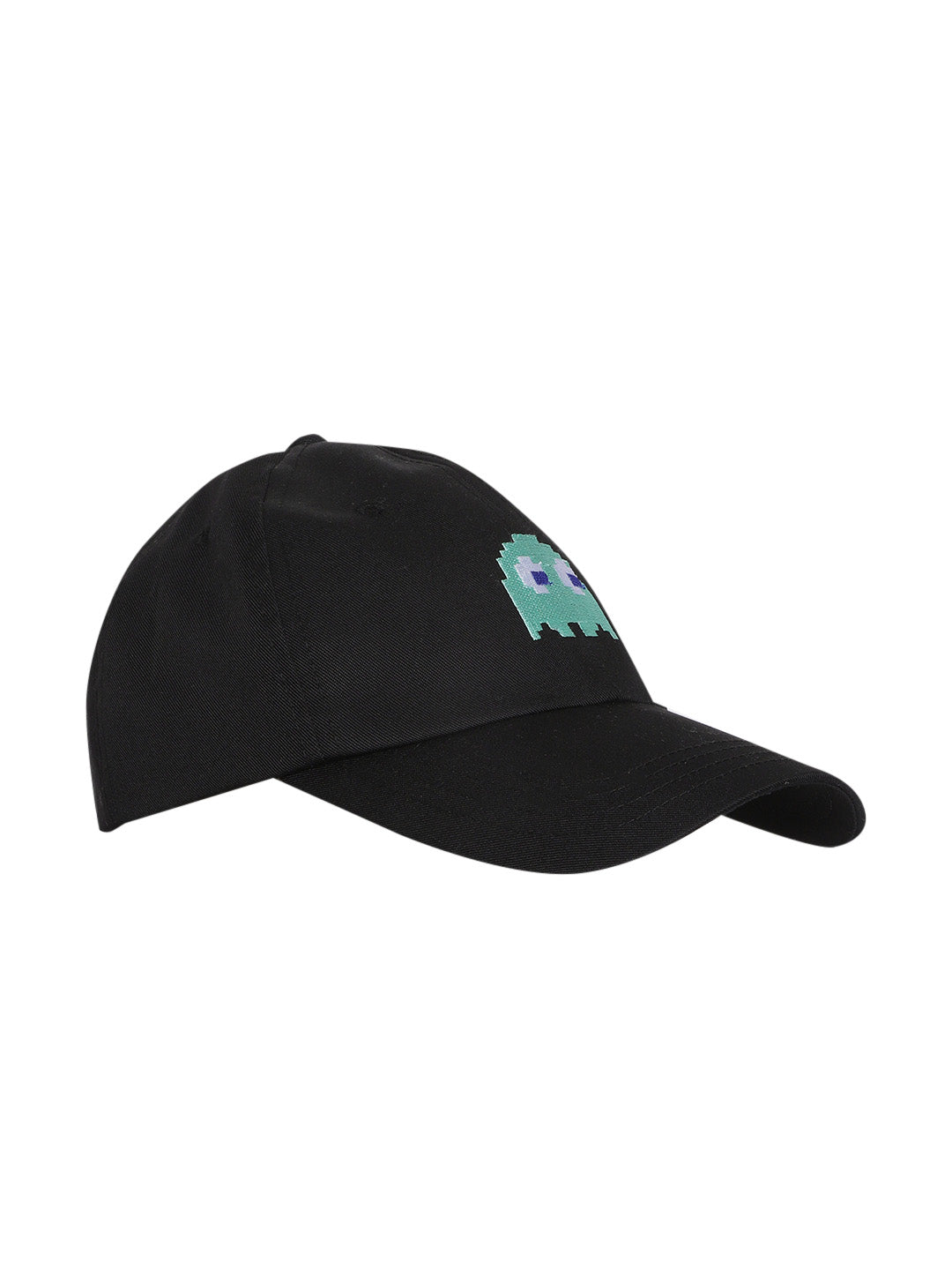 Blueberry Black Pac-Man embroidered baseball cap
