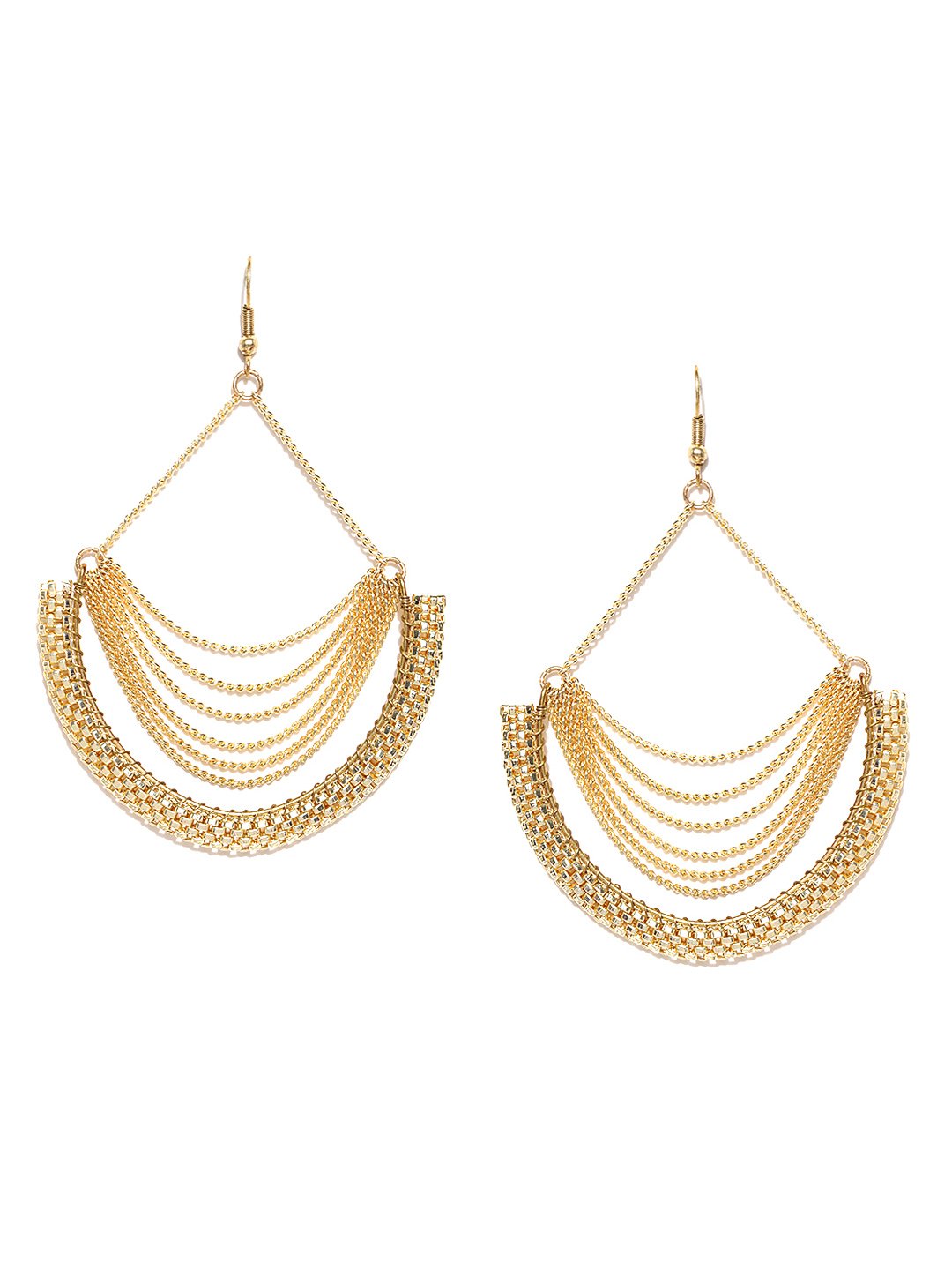 1mm Diamond Solitaire 14K Gold Chain Dangle Stud Earrings – Nana Bijou
