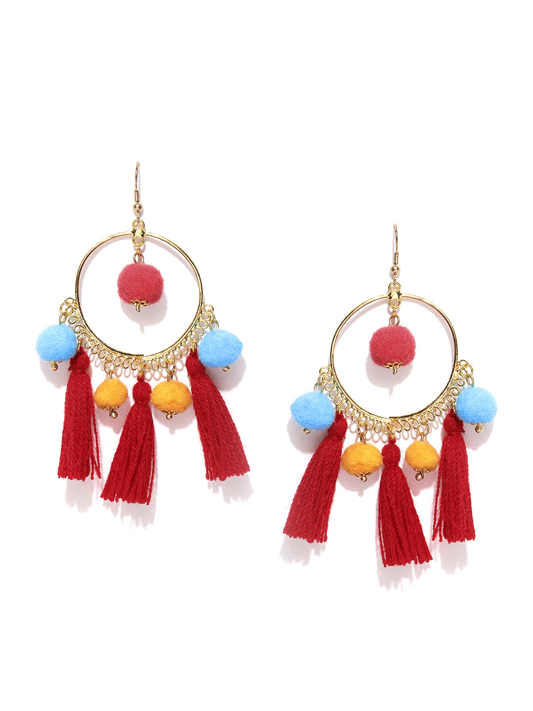 Amazon.com: Faux Fur Ball Earrings Colorful Pom Pom Dangle Earrings Cute  Balls Tassel Drop Earring for Women Girl Winter Jewelry-4pairs: Clothing,  Shoes & Jewelry