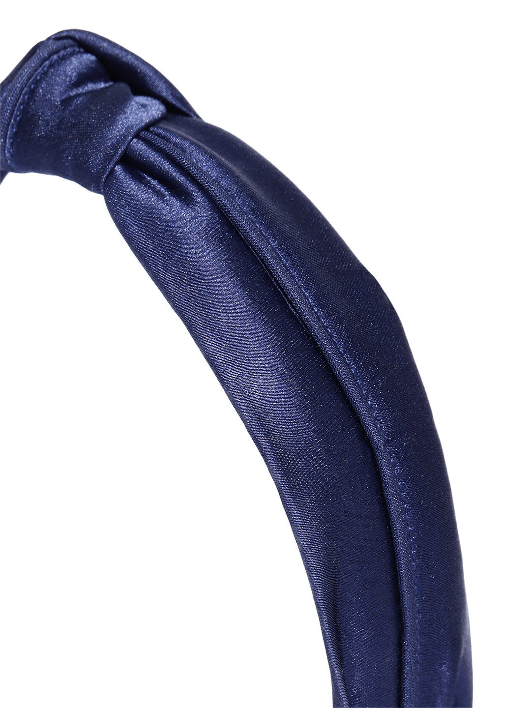 Blueberry blue knoted hairband