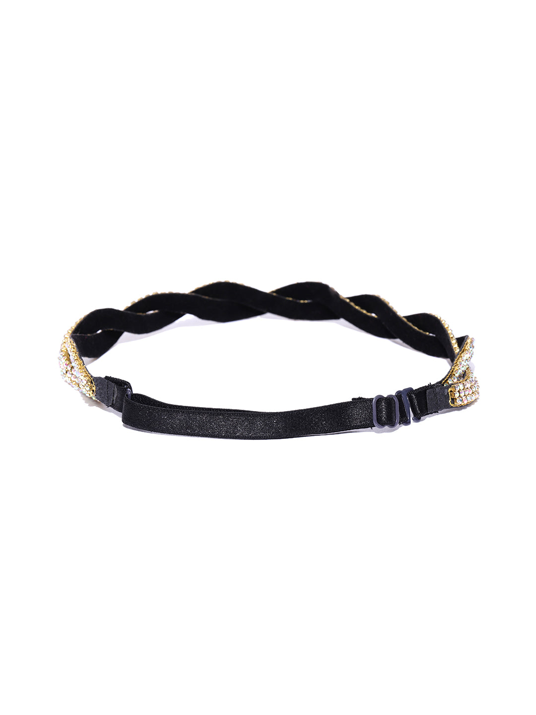 Blueberry multi color stone detailing hair band