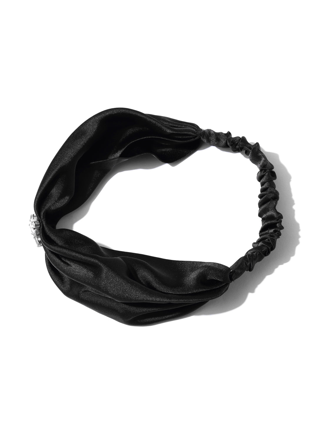 Blueberry black color stone detailing hair band