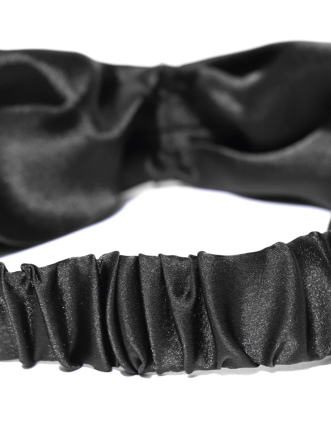 Blueberry black color stone detailing hair band