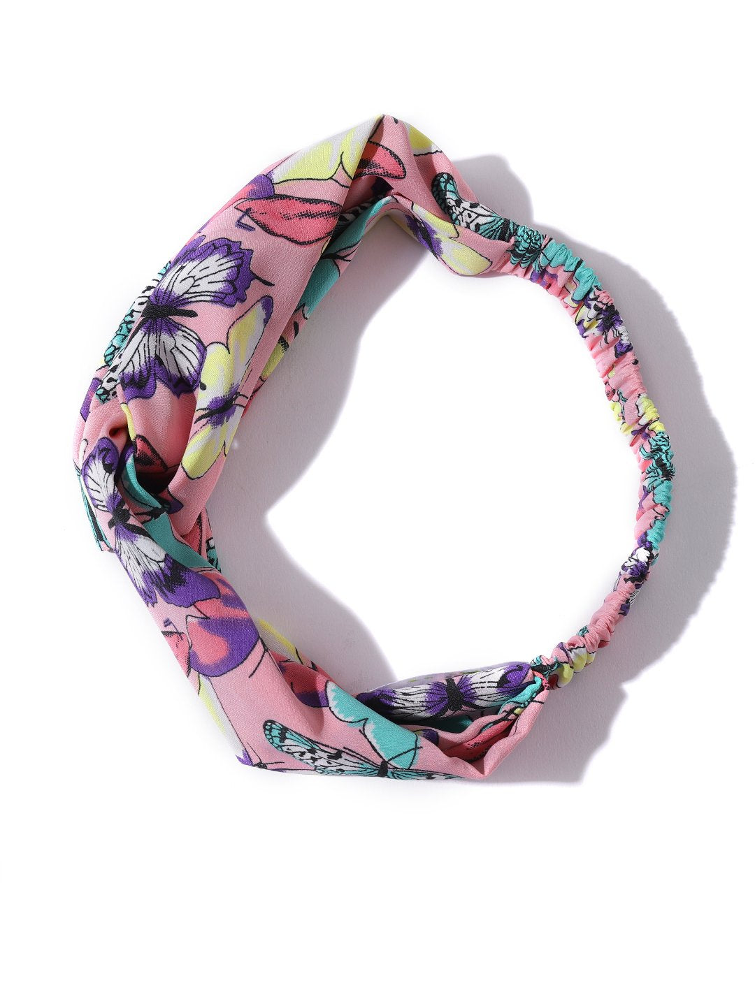 Blueberry multi color printed hair band