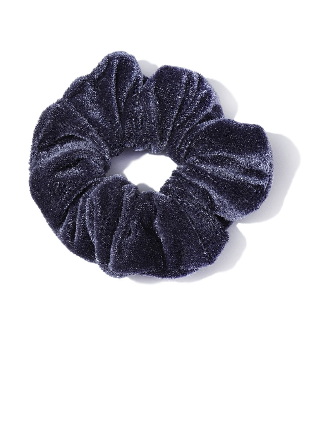 Blueberry set of 3 velvet scrunchies