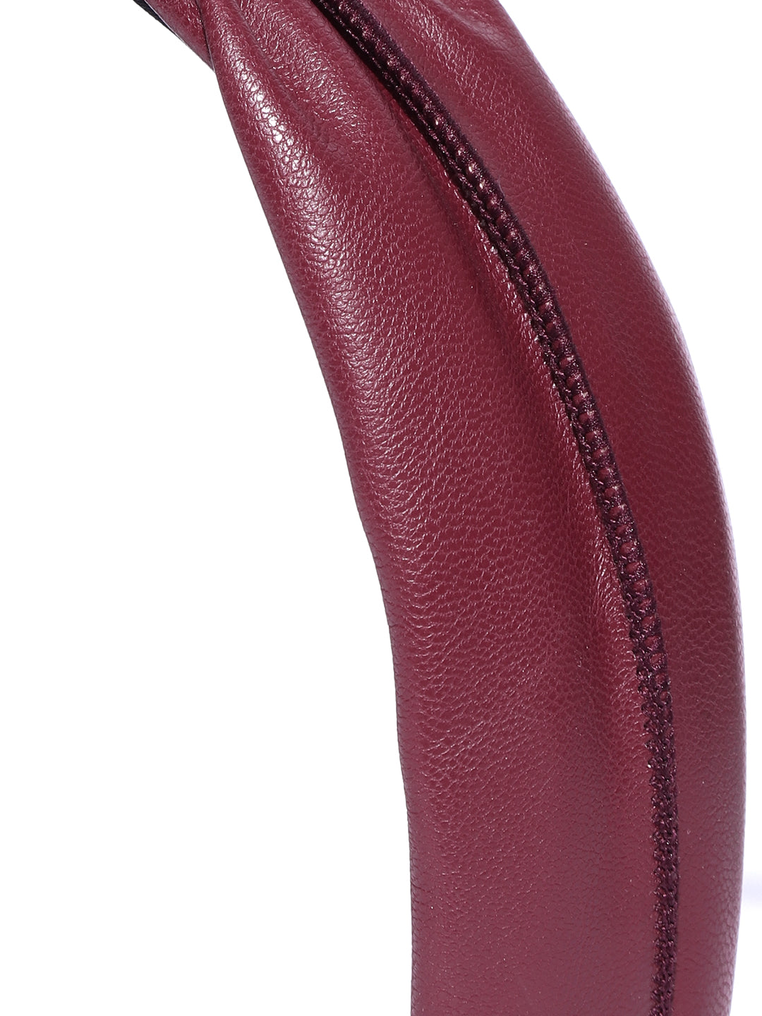Blueberry red synthetic leather knot hairband