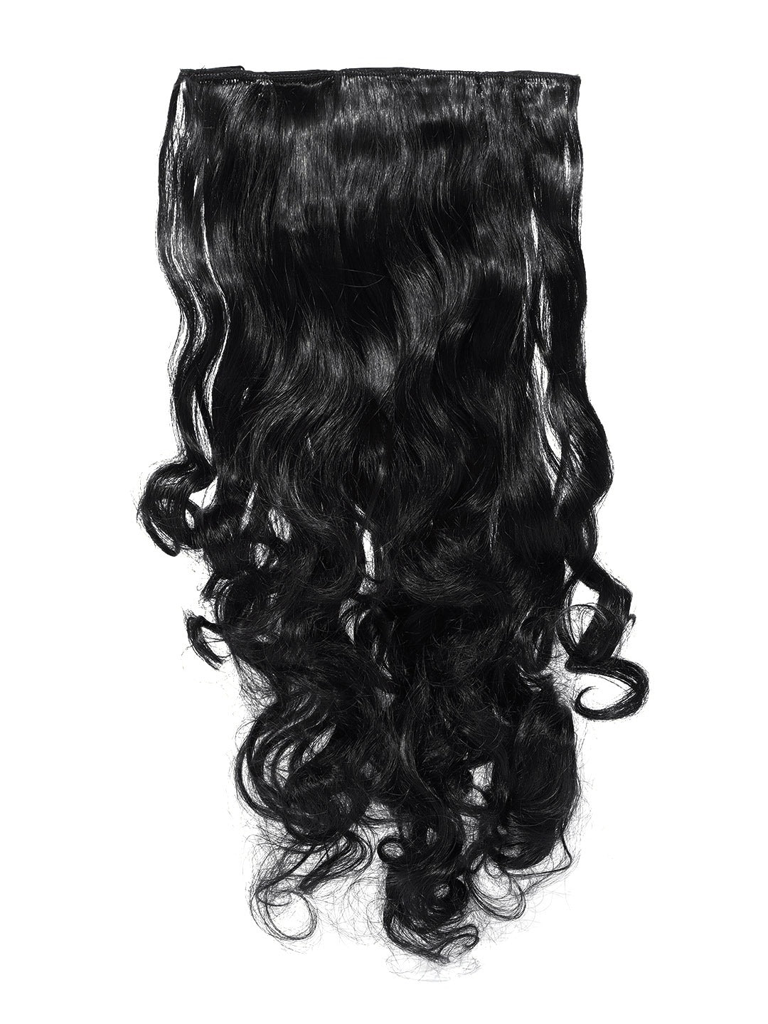 Blueberry Black Curly/Wavy premium Hair Extension with 5 clips
