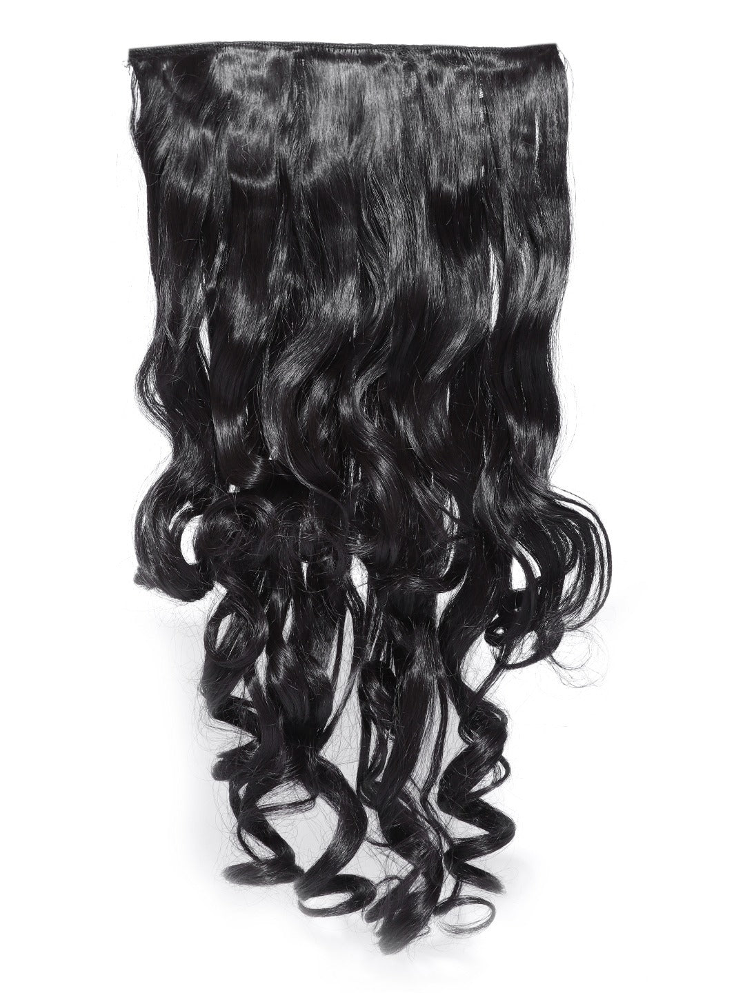 Blueberry Dark Brown Curly/Wavy premium Hair Extension with 5 clips