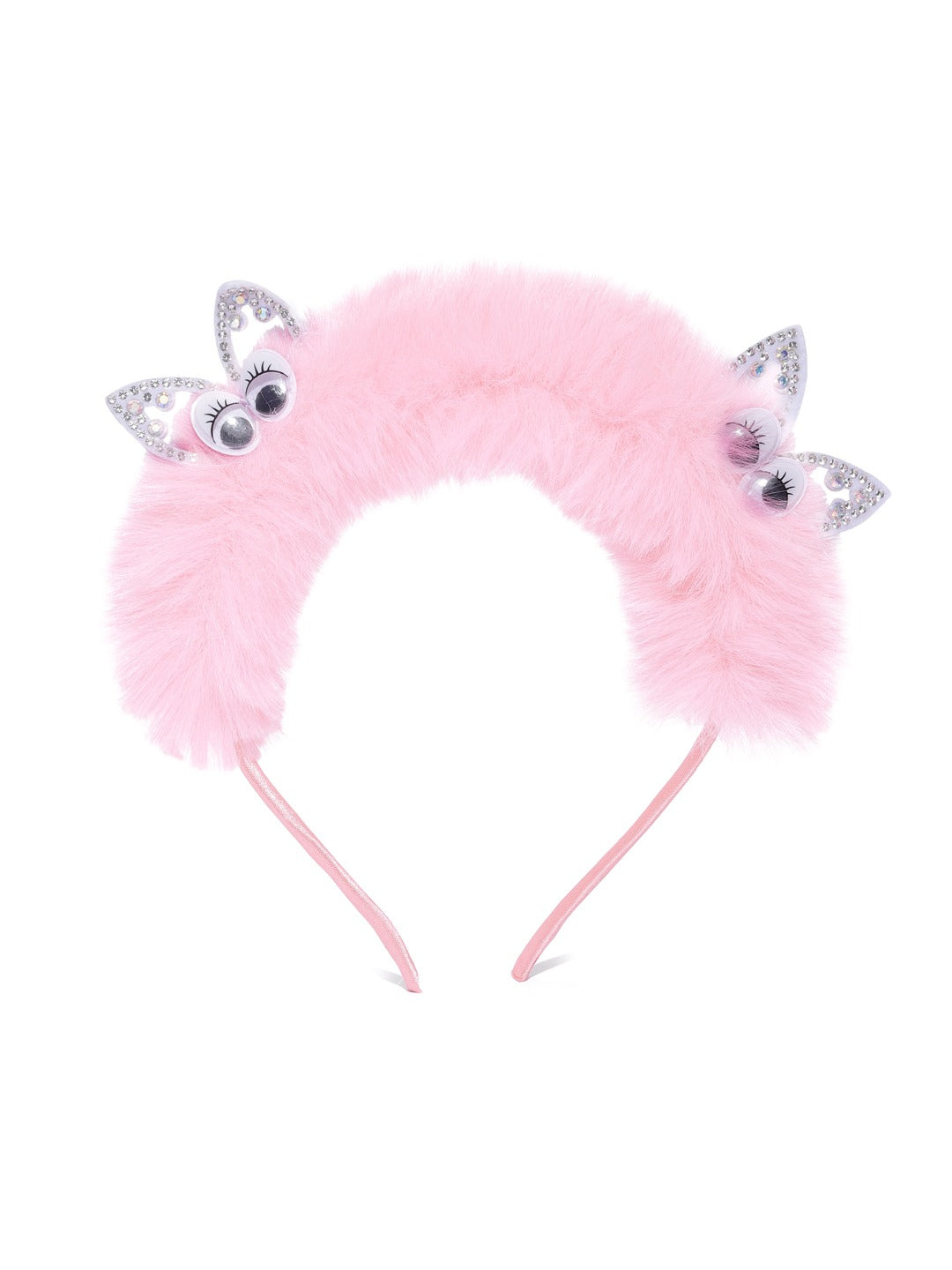 Blueberry KIDS set of 3 pink and peach color ear fur hairband