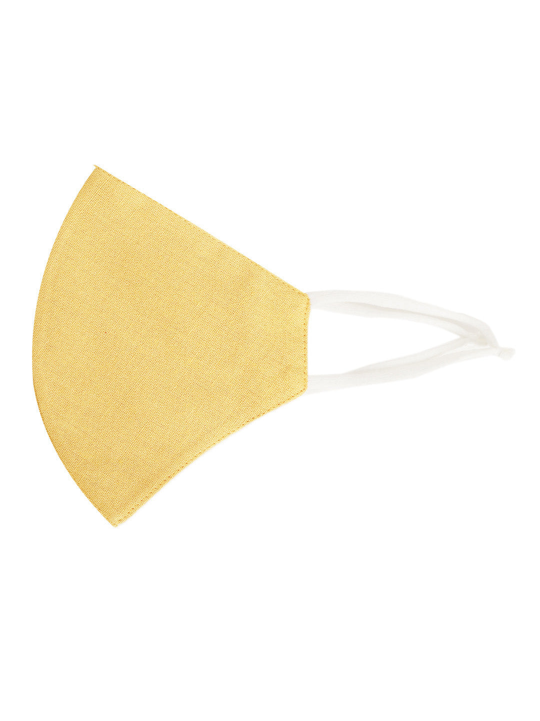 Blueberry yellow Coloured 2 Ply Cotton Reusable Chain Mask