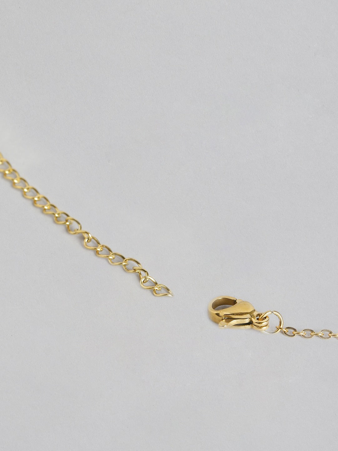 Blueberry gold plated Evil Eye chain necklace