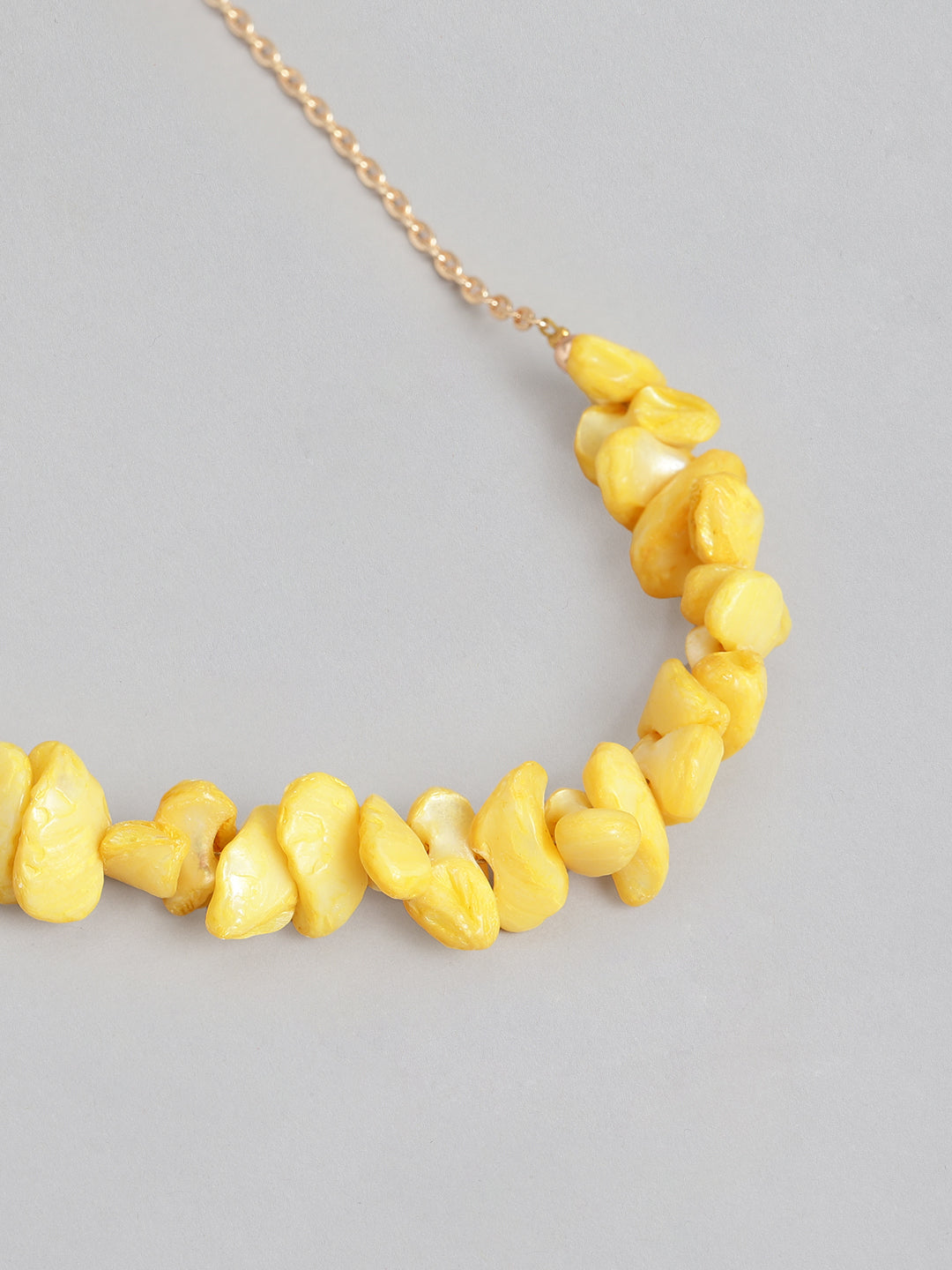 Blueberry Elle necklace yellow