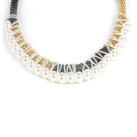 Blueberry stylish pearl chain necklace
