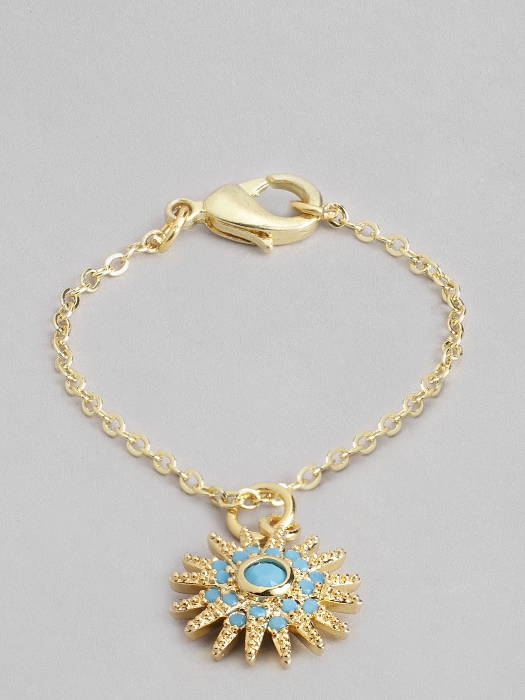 Blueberry gold plated Evil Eye bracelet and Watch charm